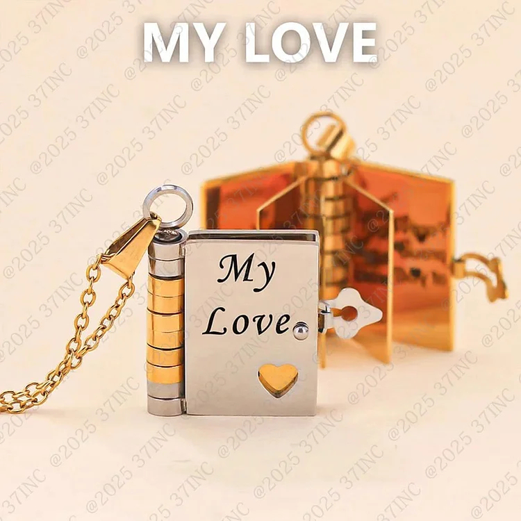 [Save 43%⚡️]For Love - My Love Book Necklace